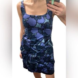Beautiful Marc Jacobs Blue Silk Mini Dress